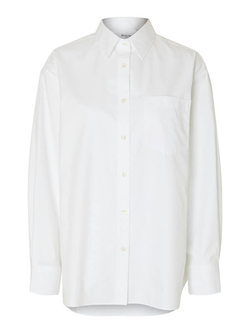 SELECTED WOMEN - SLFESTER LS OVERSIZE SHIRT NOOS bright white - Gr. - 42 von SELECTED WOMEN