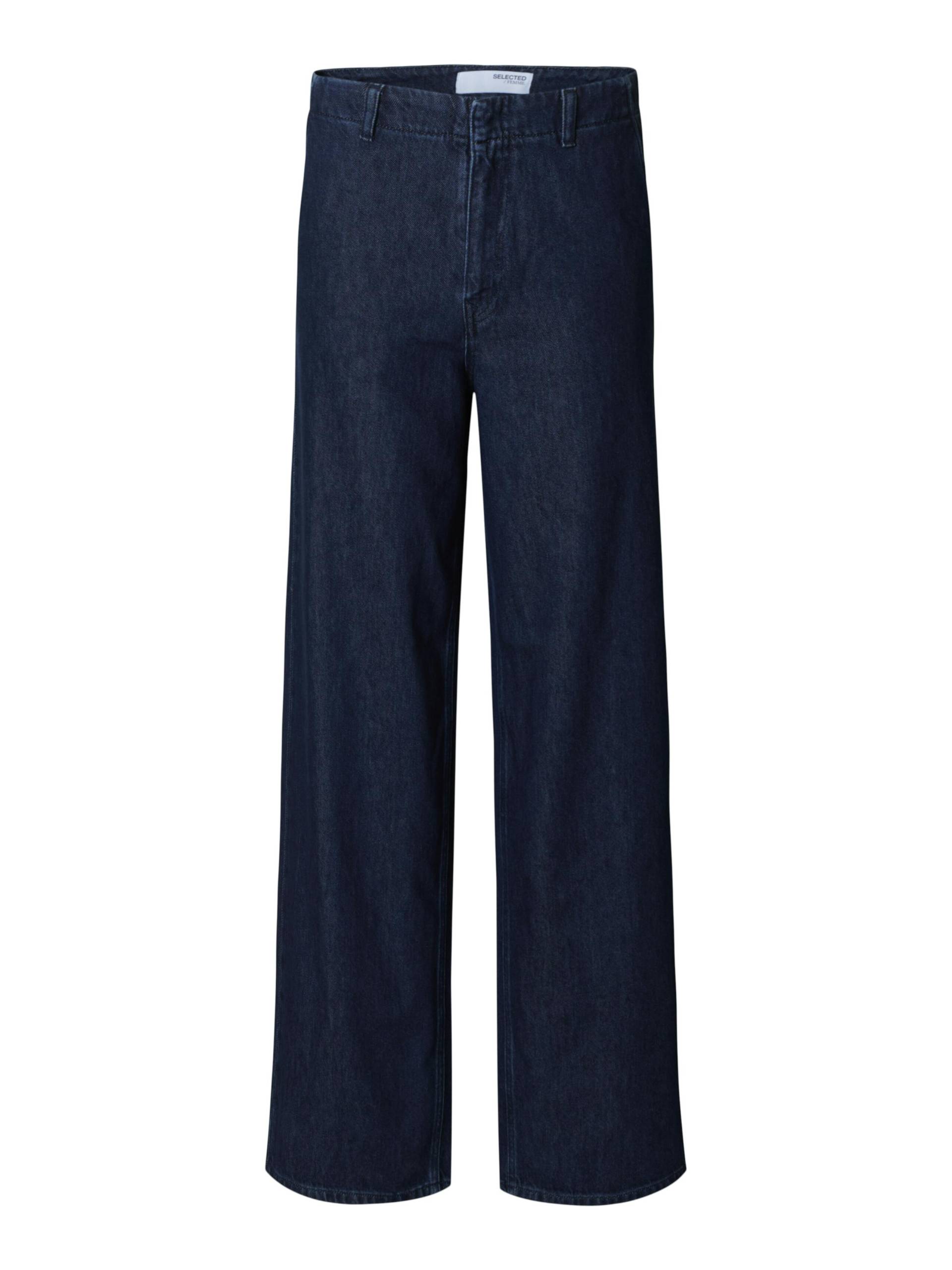 SELECTED WOMEN - SLFEXTRA WIDE MELLA-BORA HW JEANS dark blue denim - Gr. - 26/32 von SELECTED WOMEN