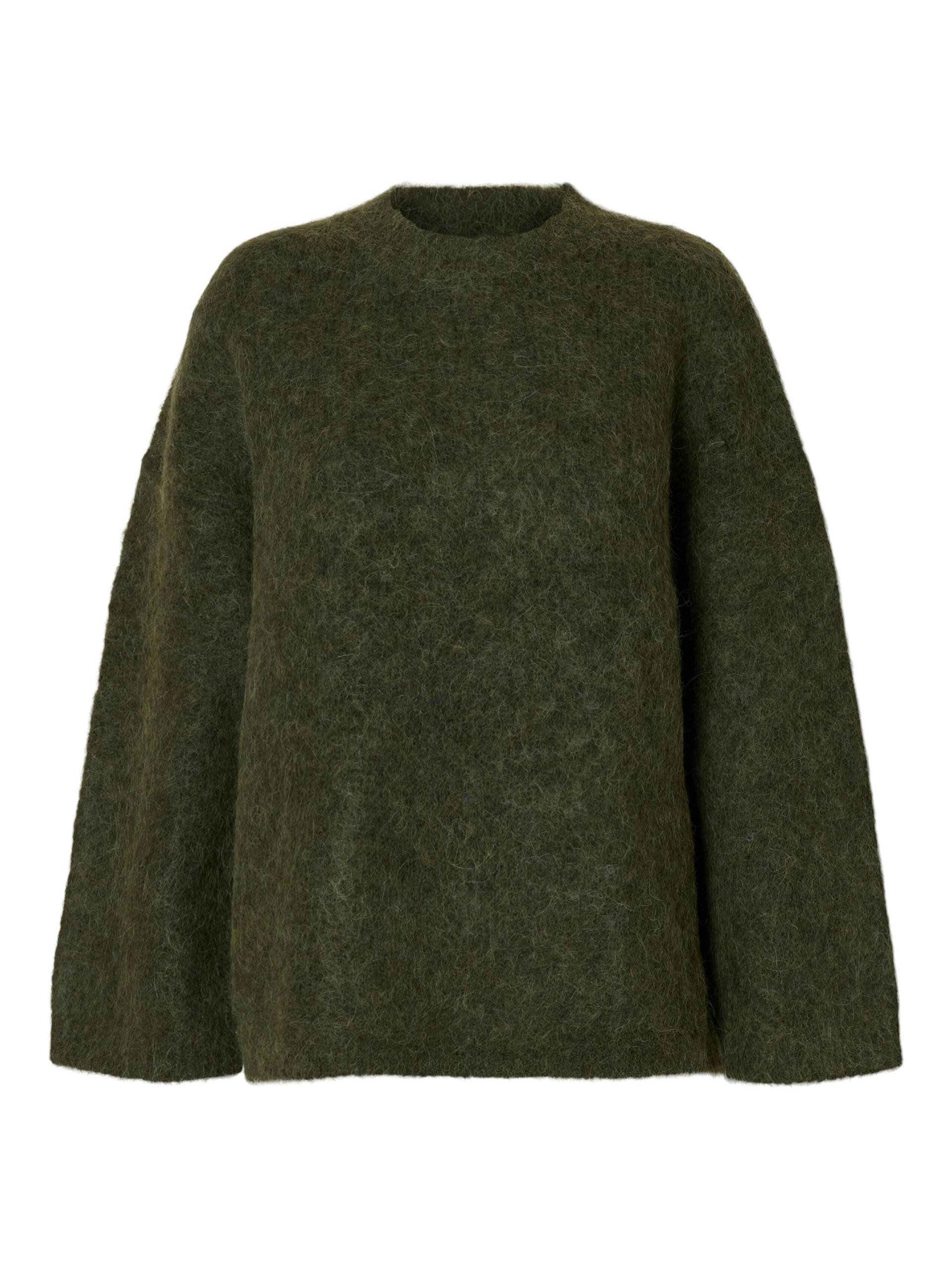 SELECTED WOMEN - SLFGABRIELLA LS KNIT NEW O-NECK NOOS deep depths - Gr. - L von SELECTED WOMEN