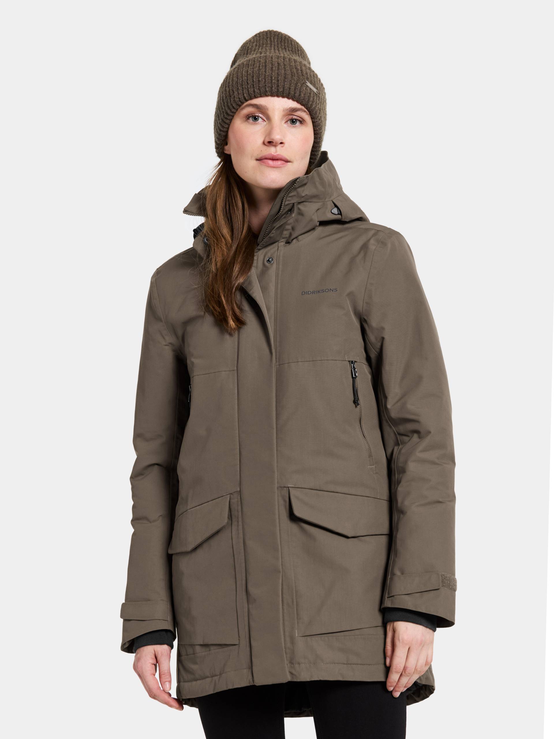 Didriksons - FRIDA WNS PARKA 7 mocha brown - Gr. - 42 von Didriksons