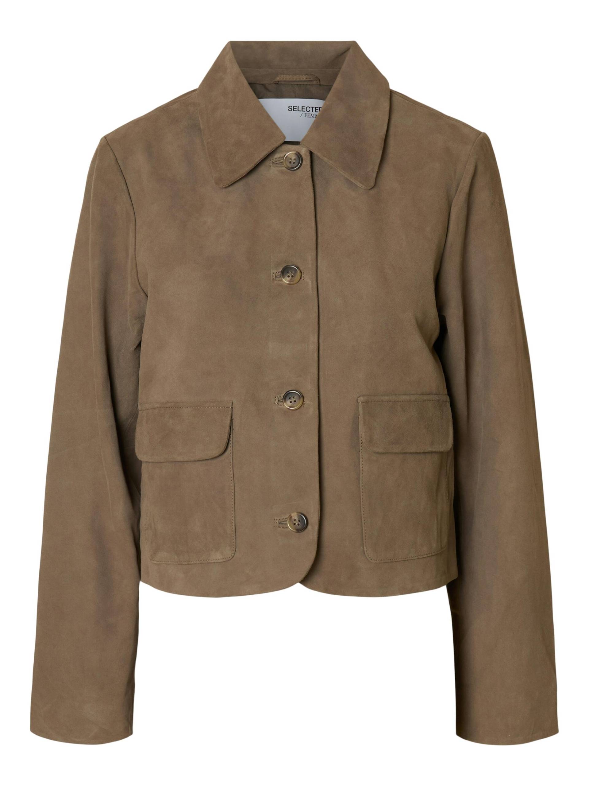 SELECTED WOMEN - SLFKAYA SUEDE JACKET NOOS - Gr. - 38 von SELECTED WOMEN