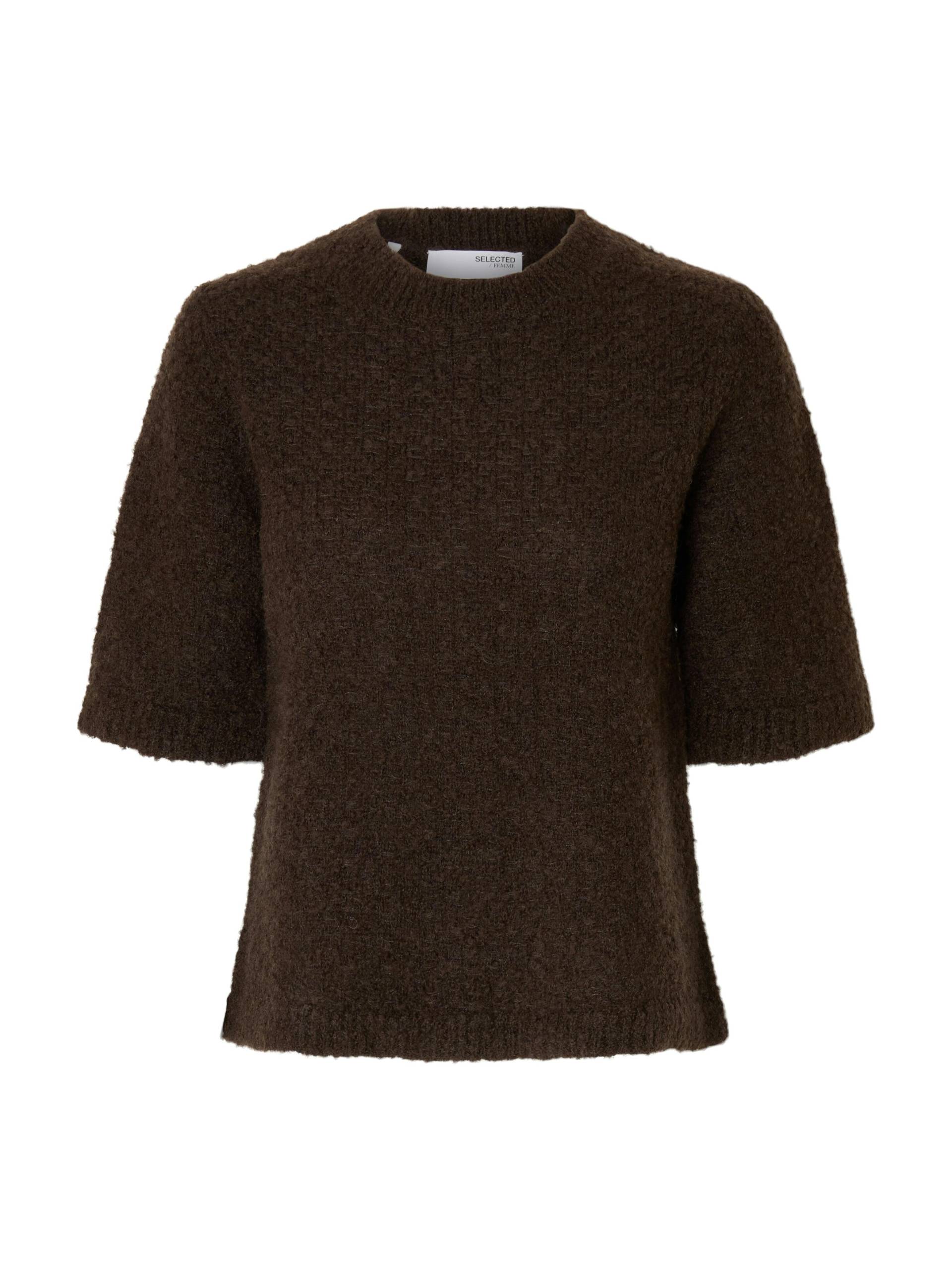 SELECTED WOMEN - SLFLELOU 2/4 KNIT O-NECK - Gr. - XS von SELECTED WOMEN