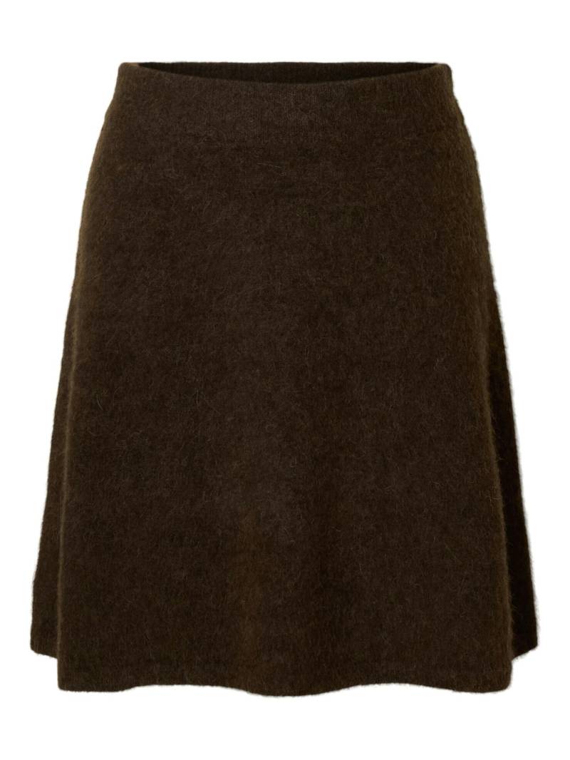 SELECTED WOMEN - SLFLULU BRUSHED HW KNIT SKIRT - Gr. - XS von SELECTED WOMEN