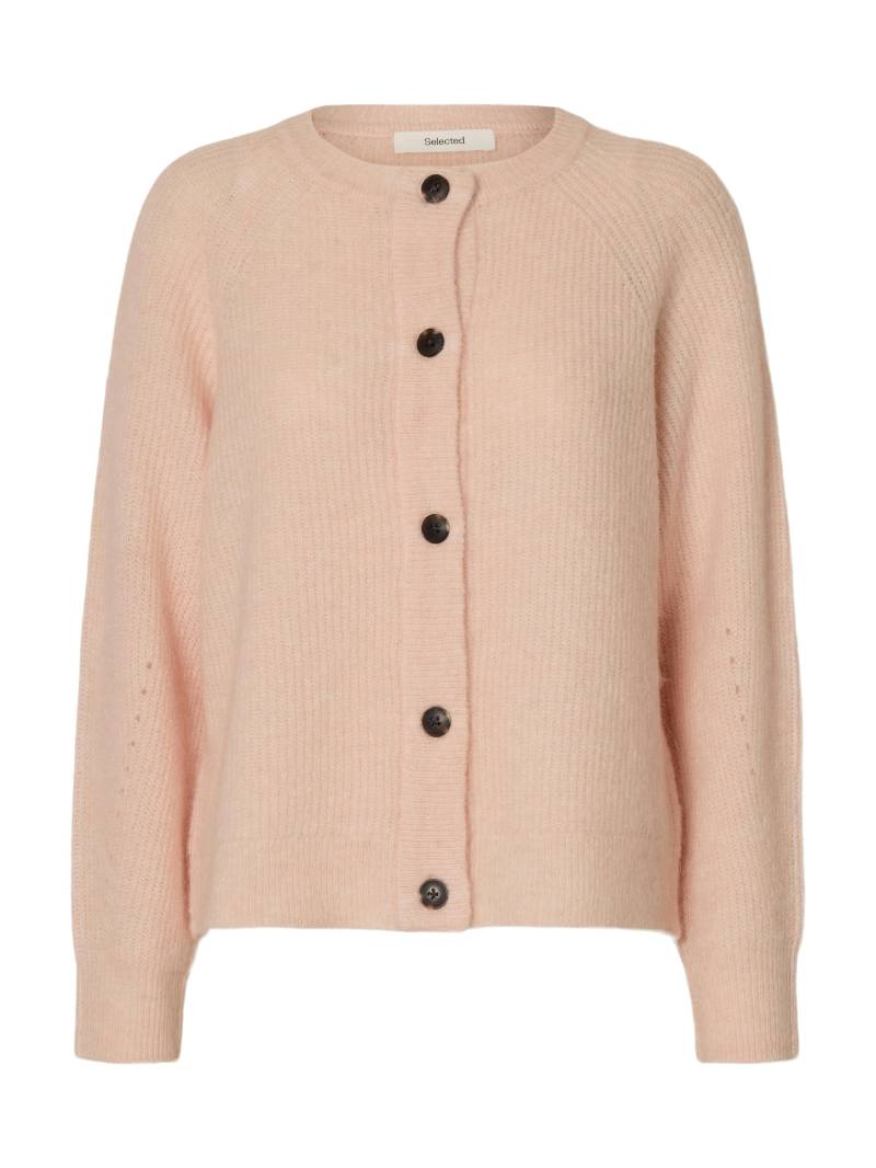 SELECTED WOMEN - SLFLULU LS KNIT SHORT CARDIGAN NOOS pale dogwood - Gr. - M von SELECTED WOMEN