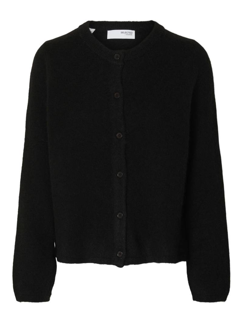 SELECTED WOMEN - SLFLULU NEW LS KNIT CARDIGAN NOOS black - Gr. - XS von SELECTED WOMEN