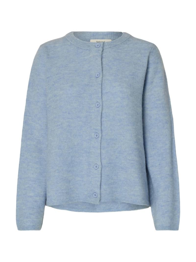 SELECTED WOMEN - SLFLULU NEW LS KNIT CARDIGAN NOOS cashmere blue - Gr. - XS von SELECTED WOMEN
