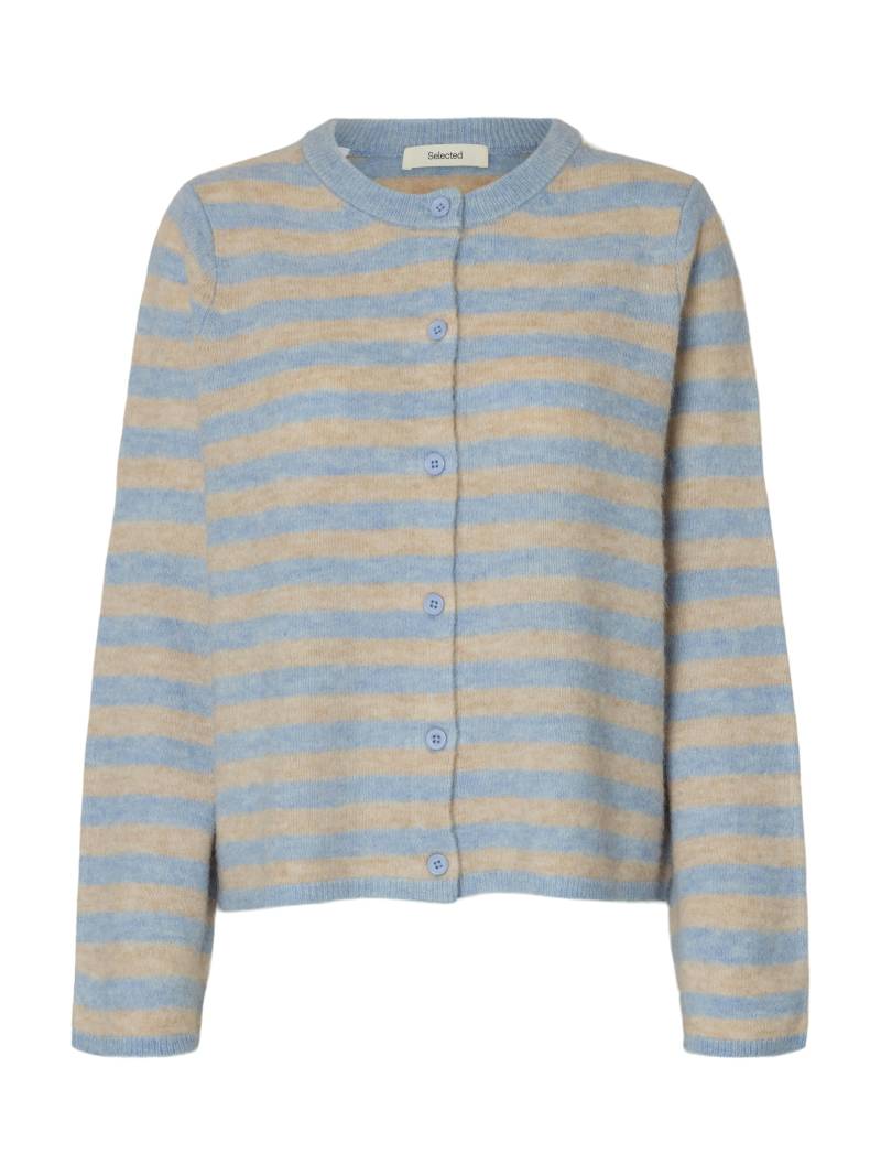 SELECTED WOMEN - SLFLULU NEW LS KNIT CARDIGAN NOOS cashmere blue - Gr. - XS von SELECTED WOMEN