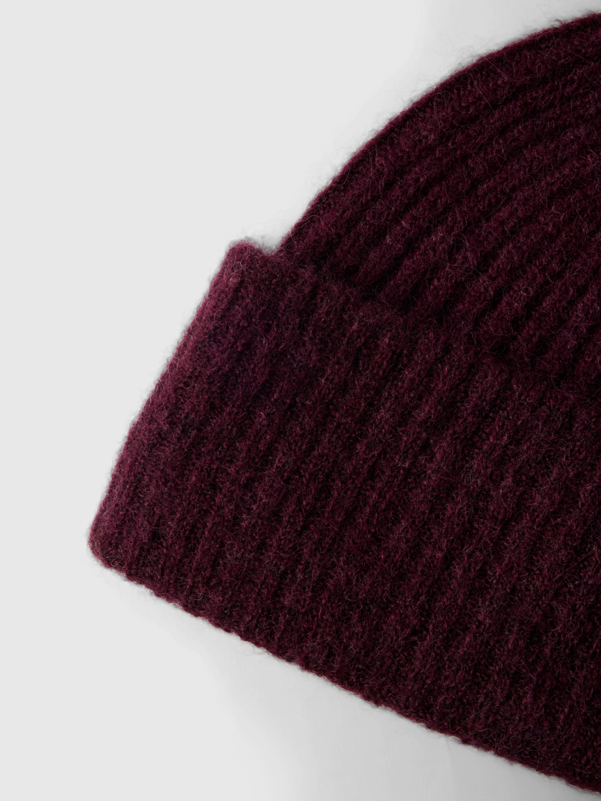 SELECTED WOMEN - SLFLULU WOOL BLEND KNIT BEANIE NOOS fig - Gr. - ONE SIZE von SELECTED WOMEN