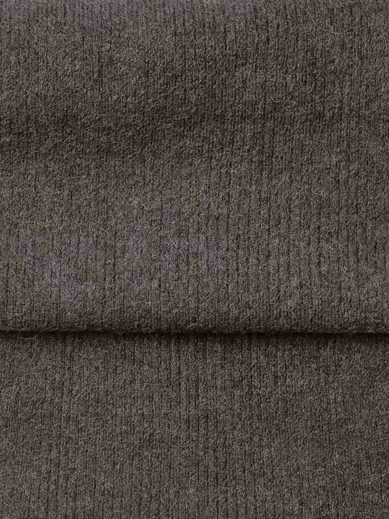 SELECTED WOMEN - SLFLULU WOOL BLEND NARROW KNIT SCARF medium grey melange - Gr. - ONE SIZE von SELECTED WOMEN