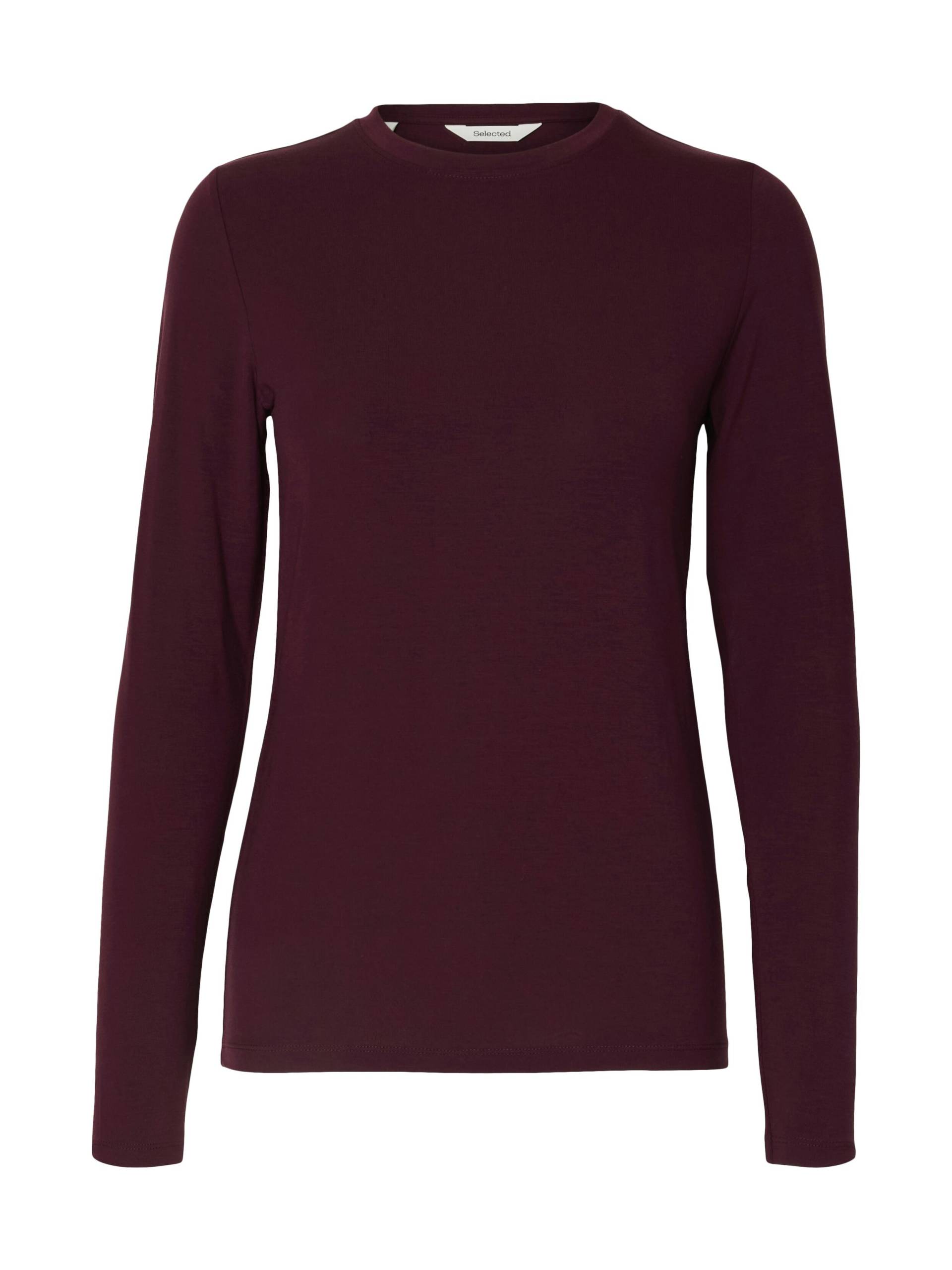 SELECTED WOMEN - SLFMANJA LS O-NECK NOOS fig - Gr. - S von SELECTED WOMEN