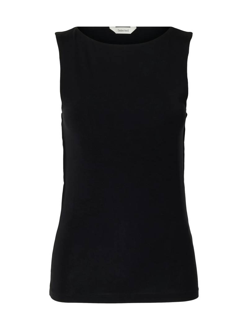 SELECTED WOMEN - SLFMANJA SL REVERSIBLE TOP NOOS black - Gr. - L von SELECTED WOMEN