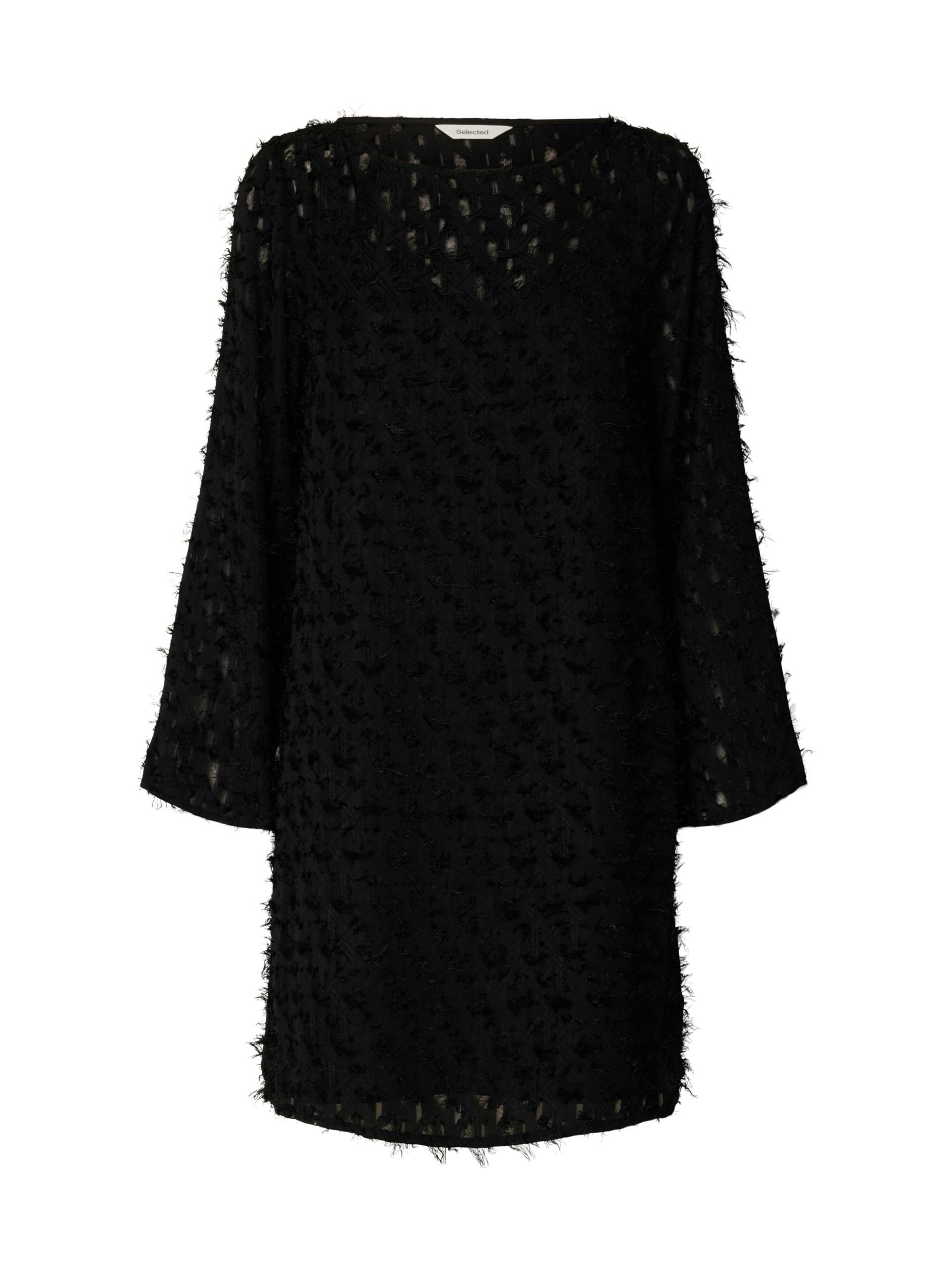 SELECTED WOMEN - SLFMARION RELAXED LS BOAT NECK DRESS B black - Gr. - 40 von SELECTED WOMEN