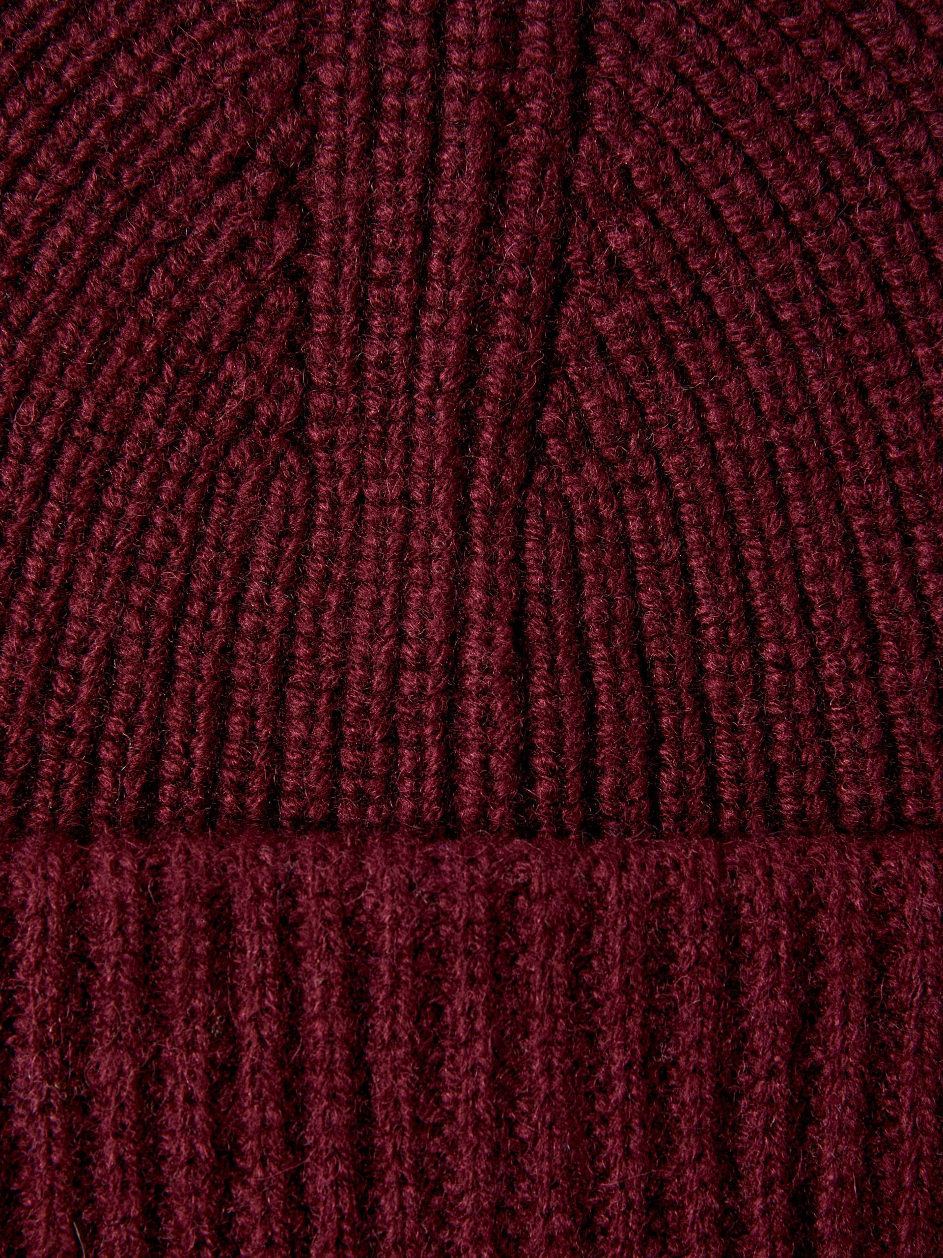 SELECTED WOMEN - SLFMARY KNIT WOOL BEANIE fig - Gr. - ONE SIZE von SELECTED WOMEN