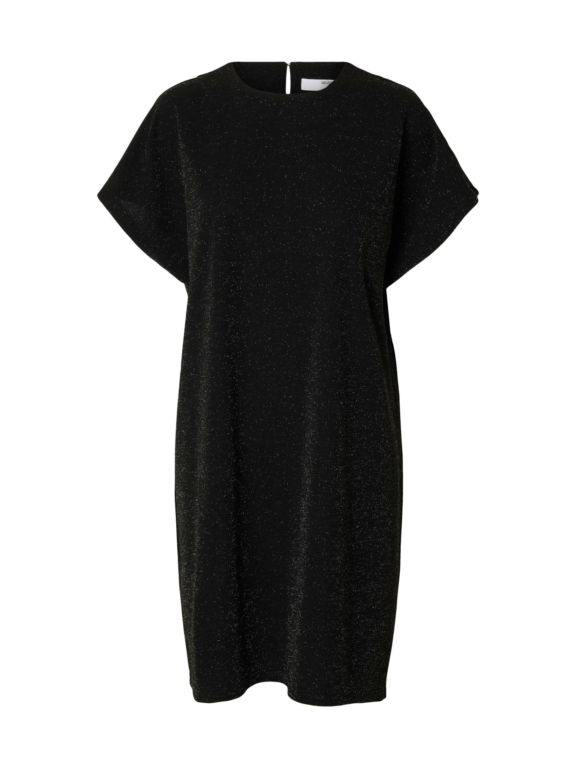 SELECTED WOMEN - SLFOVERSIZED SANDRA SS SHORT DRESS black - Gr. - XL von SELECTED WOMEN