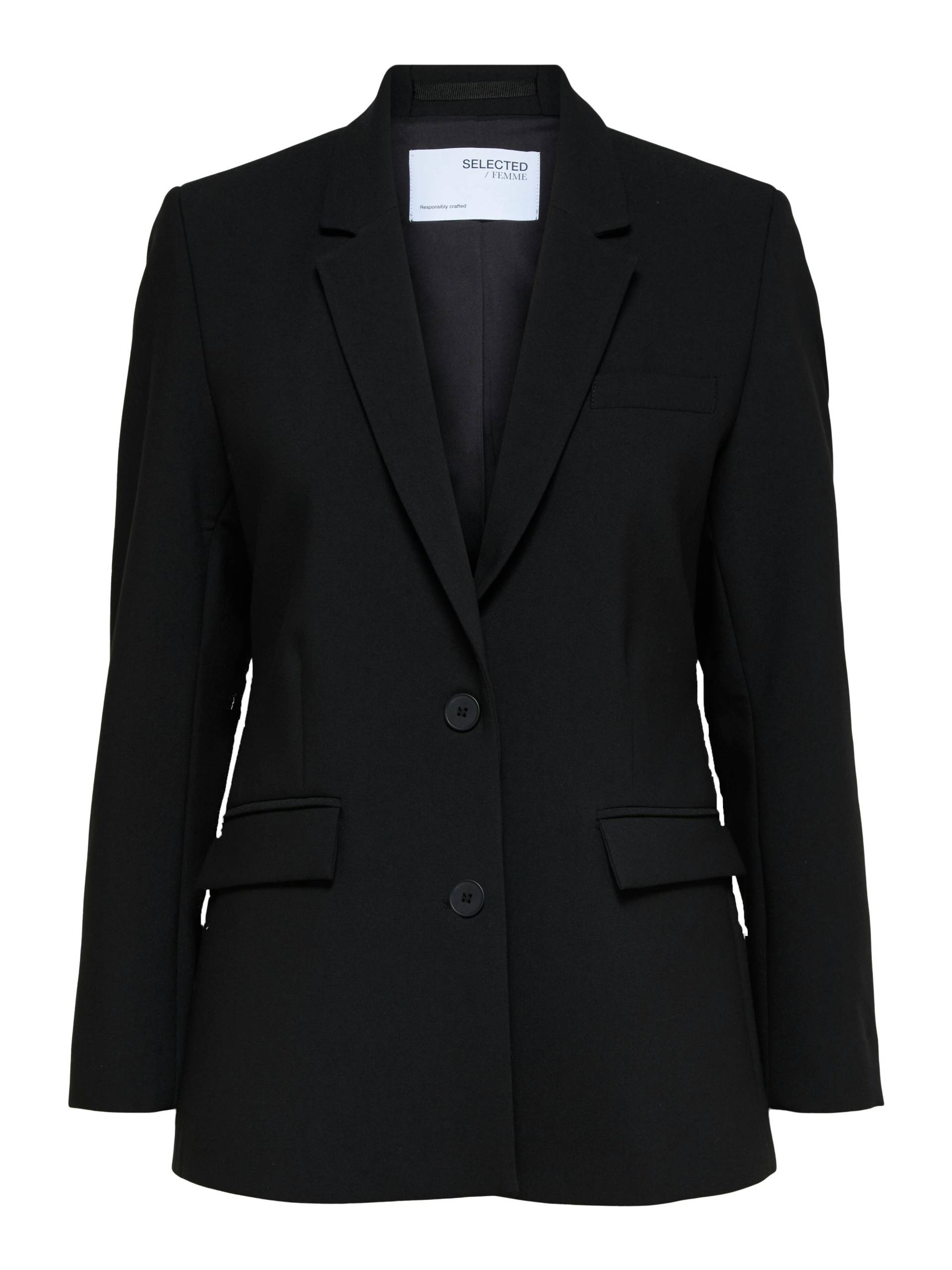 SELECTED WOMEN - SLFRITA LS CLASSIC BLAZER FD NOOS black - Gr. - 40 von SELECTED WOMEN