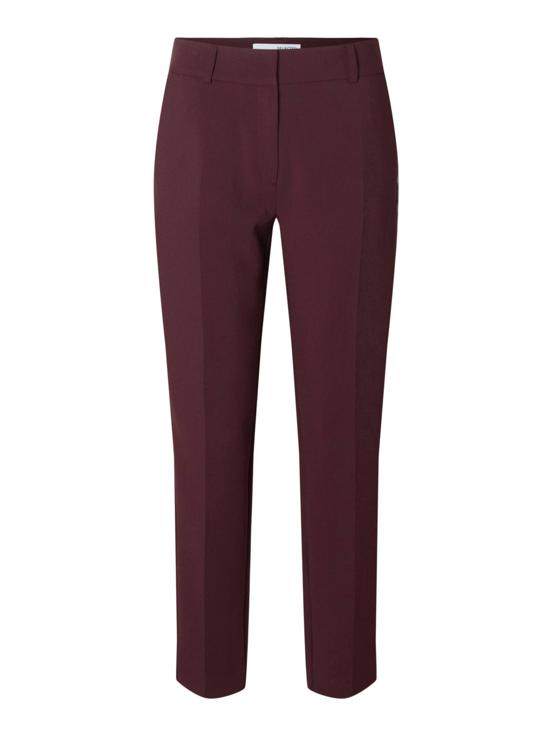 SELECTED WOMEN - SLFRITA-RIA MW CROPPED PANT MEL NOOS fig - Gr. - 36 von SELECTED WOMEN