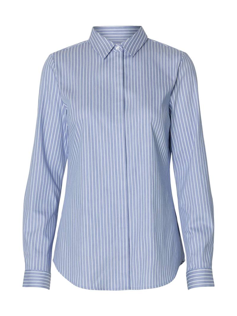 SELECTED WOMEN - SLFROMIE LS STRIPED FITTED SHIRT NOOS dusty blue - Gr. - 34 von SELECTED WOMEN