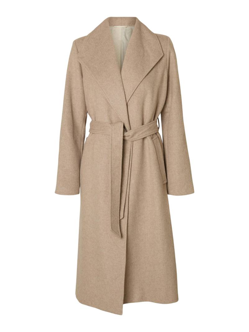 SELECTED WOMEN - SLFROSA WOOL BLEND COAT NOOS sandshell - Gr. - 34 von SELECTED WOMEN