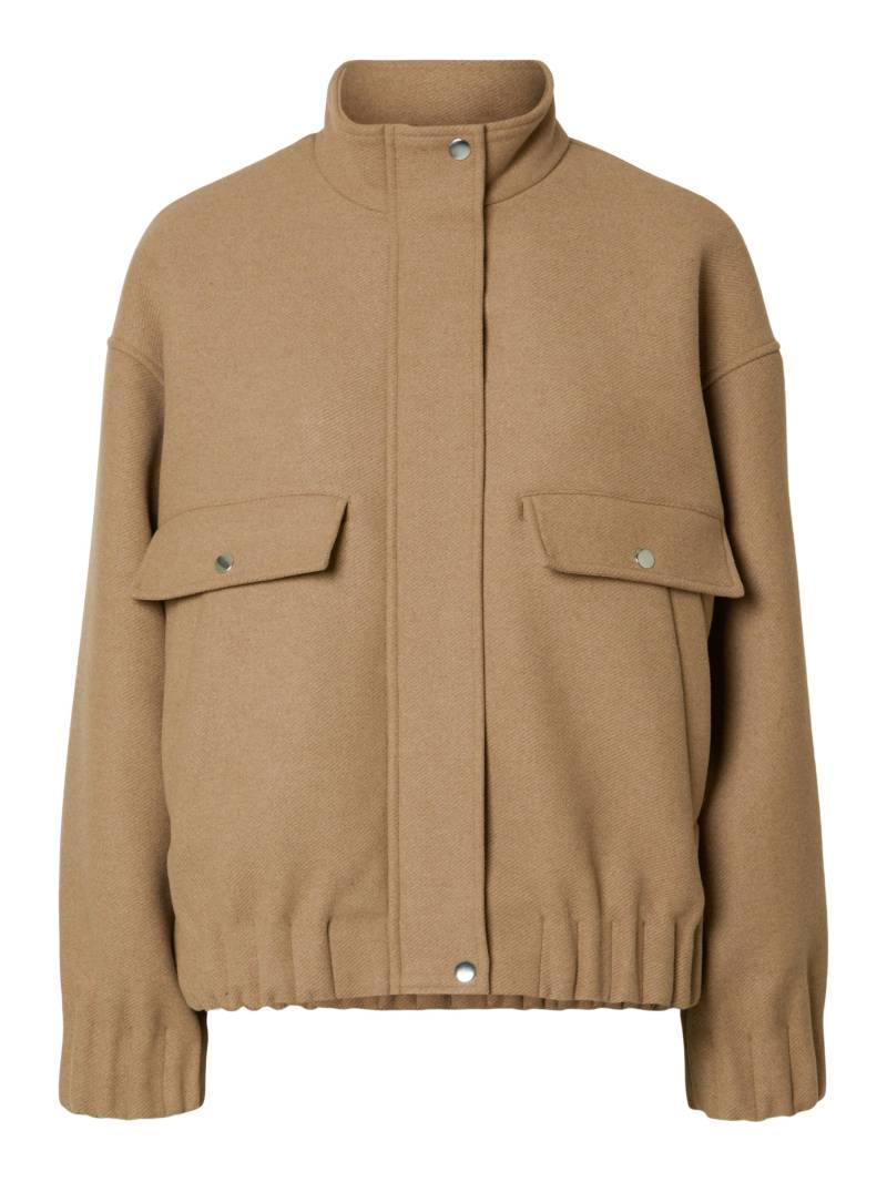 SELECTED WOMEN - SLFSELMA BOMBER JACKET camel - Gr. - 38 von SELECTED WOMEN