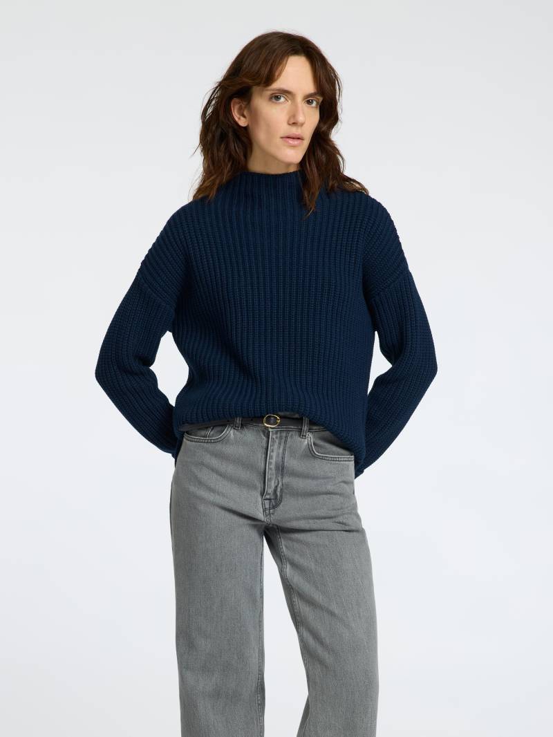 SELECTED WOMEN - SLFSELMA LS KNIT PULLOVER NOOS dark sapphire - Gr. - XS von SELECTED WOMEN