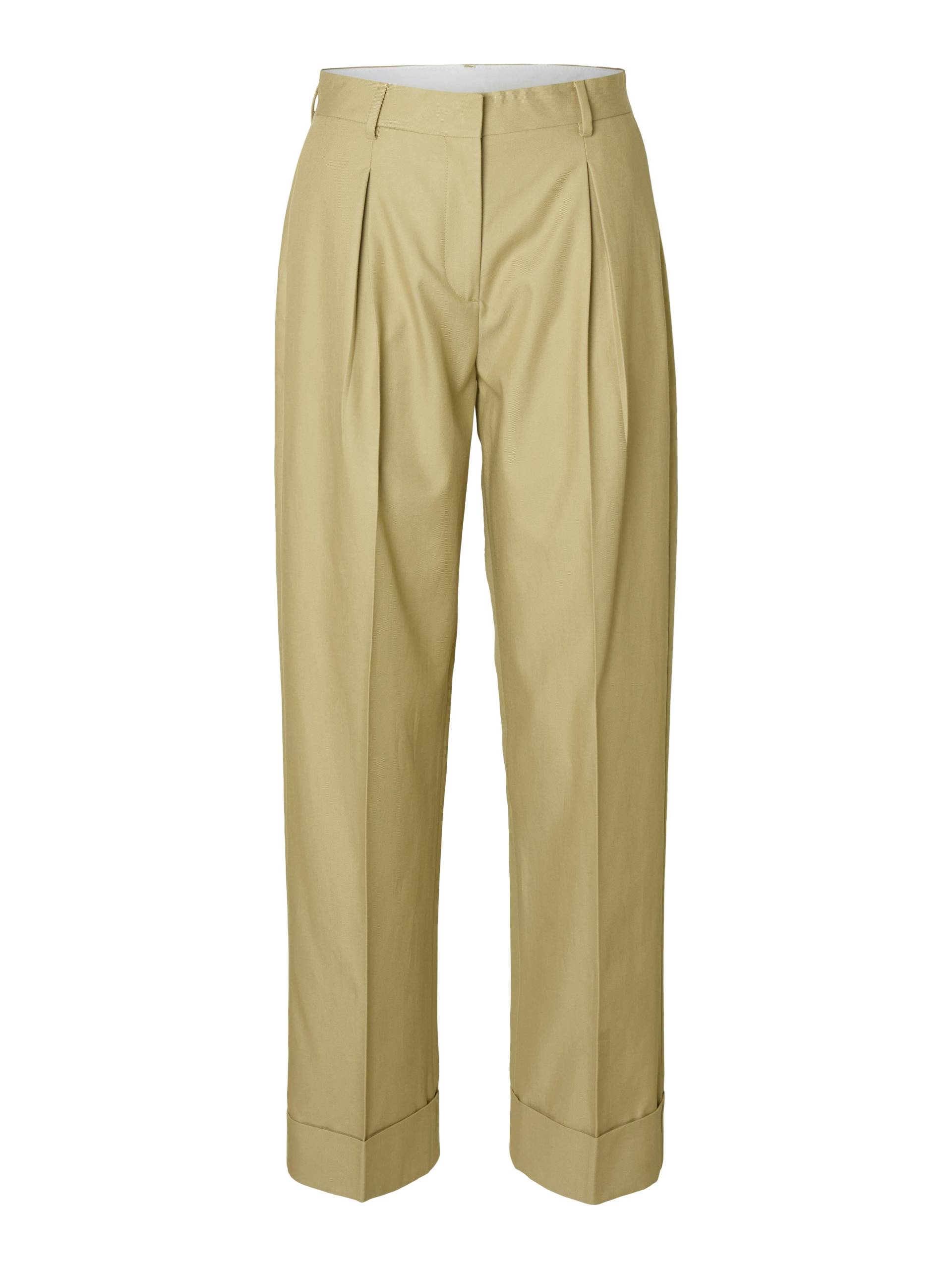 SELECTED WOMEN - SLFTAPERED-DORA MW PANT slate green - Gr. - 40 von SELECTED WOMEN