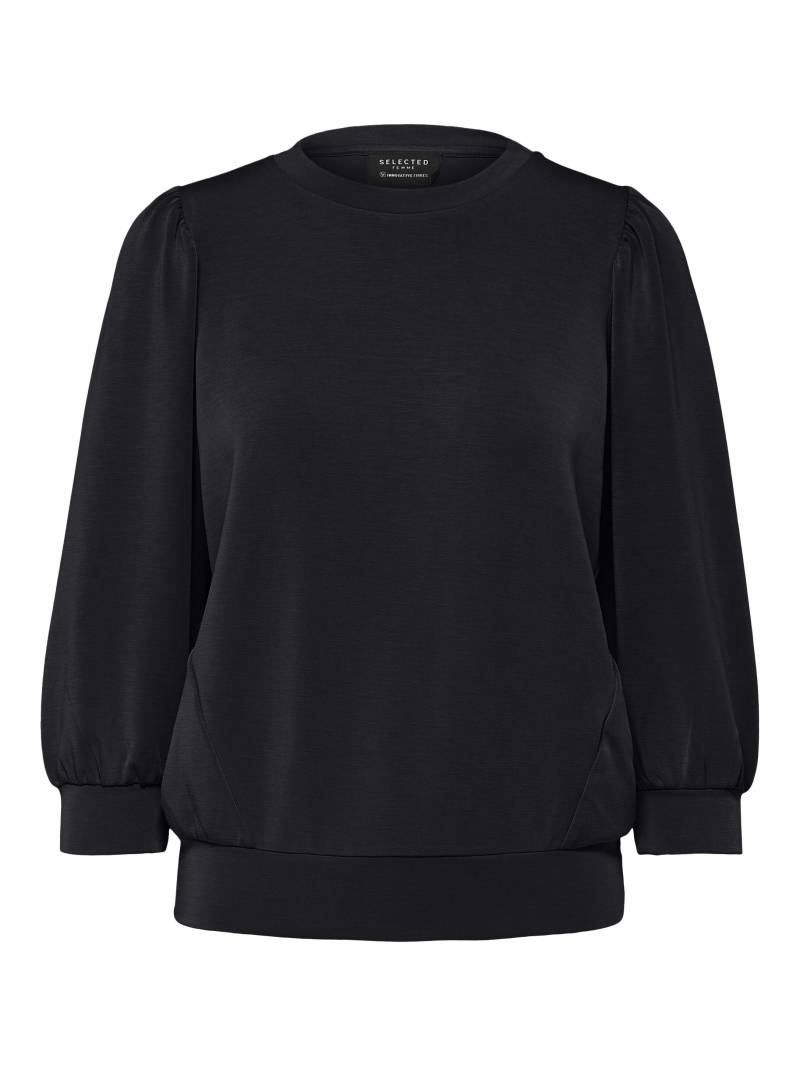 SELECTED WOMEN - SLFTENNY 3/4 SWEAT TOP NOOS black - Gr. - XL von SELECTED WOMEN