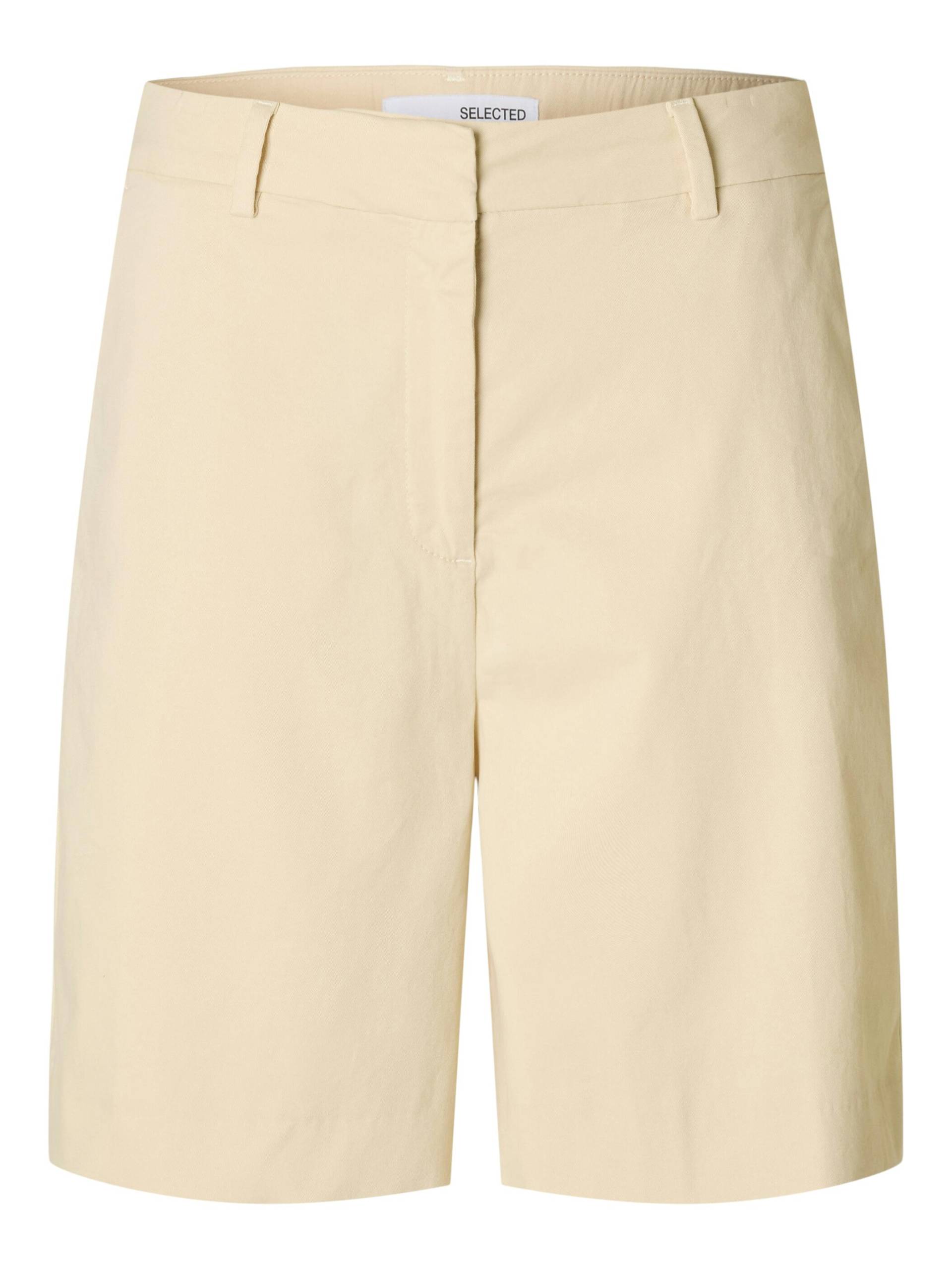 SELECTED WOMEN - SLFVIENNA HW WIDE SHORTS birch - Gr. - 34 von SELECTED WOMEN