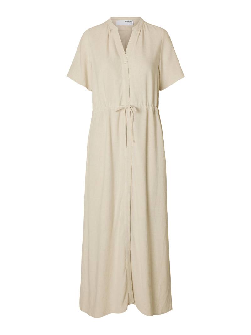 SELECTED WOMEN - SLFVIVA-DAMINA SS ANKLE SUN DRESS NOOS sandshell - Gr. - 36 von SELECTED WOMEN