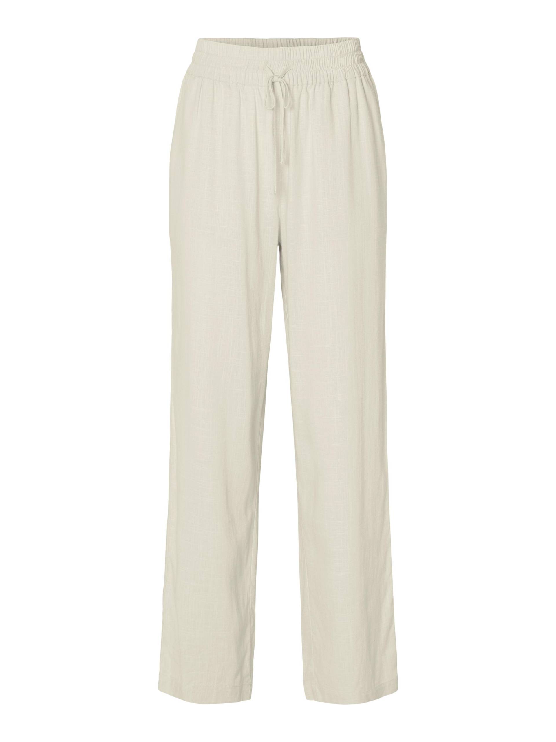 SELECTED WOMEN - SLFVIVA-GULIA HW LONG SUN PANT NOOS sandshell - Gr. - 40 von SELECTED WOMEN