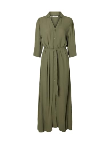 Slfflora Reg 3/4 Ankle Shirt Dress Noos von SELECTED WOMEN