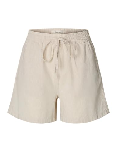 Slfluisa-Linnie Linen Blend Shorts Noos von SELECTED WOMEN