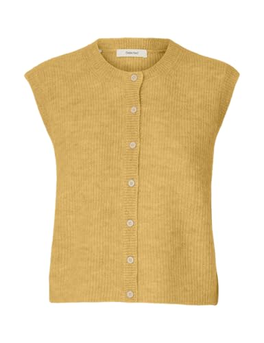 Slflulu Sl Button O-Neck Vest Noos von SELECTED WOMEN