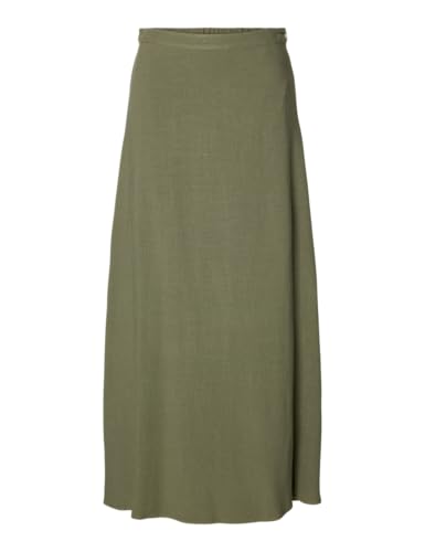 Slfviva Hw Ankle Linen Blend Skirt Noos von SELECTED WOMEN