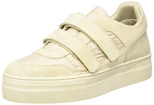 SELECTED Damen SLFHAILEY Velcro Suede Trainer B Sneaker, Sandshell, 41 EU von SELECTED FEMME