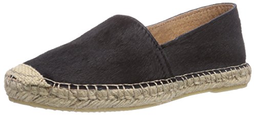 SELECTED Damen Sfesther Hairy Espandrillos F Espadrilles, Schwarz (Black) von SELECTED