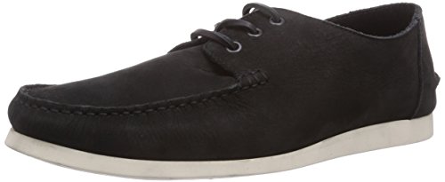 SELECTED Herren SHPelle Nubuuk Shoe H Mokassin, Schwarz (Black), 44 von SELECTED FEMME