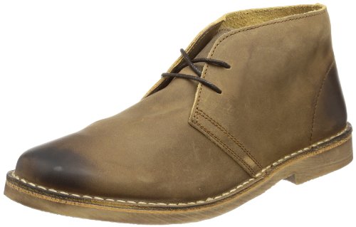 SELECTED Herren Sel Leon Leather C Desert Boots, Beige (Camel) von SELECTED