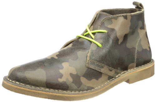 SELECTED Herren Sel Leon Leather Camo C Desert Boots, Mehrfarbig (Comb 1) von SELECTED FEMME