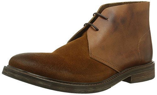 SELECTED Herren Sel Ryan Mix Boot I Bootsschuhe, Braun (Cognac) von SELECTED