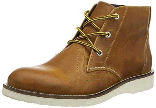 SELECTED Herren Shcharles Leather Boot H Bootsschuhe, Braun (Cognac) von SELECTED FEMME