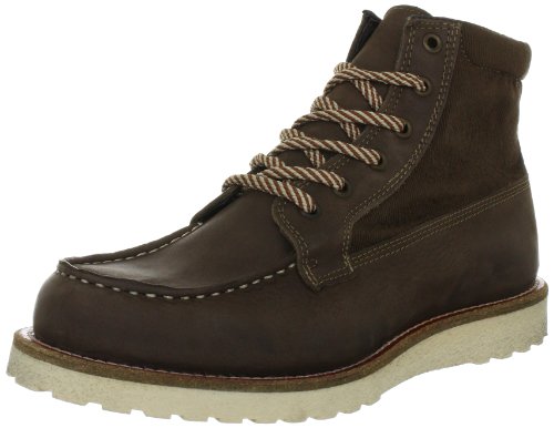 SELECTED Sel Hiker Canvas 16028262, Herren Boots, Braun (Dark Brown), EU 46 von SELECTED