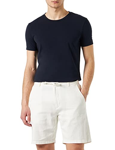 SELECTED HOMME Herren Slhregular-brody Linen Shorts Noos, Cloud Dancer, M von SELECTED HOMME