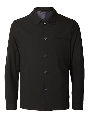 SELETED HOMME Herren SLH-Robert HYBRID BLZ NOOS Jackenblazer, Black, XXL von SELECTED HOMME