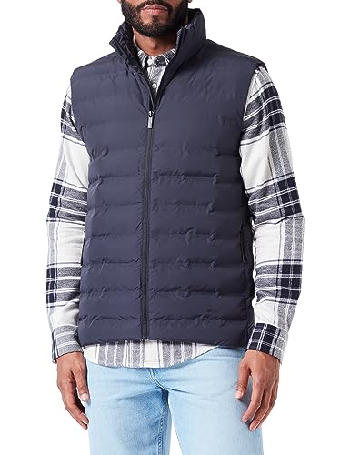 SELETED HOMME Herren SLHBARRY Quilted Gilet NOOS Weste, Sky Captain, L von SELECTED HOMME