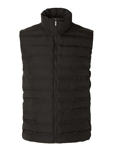 SELETED HOMME Herren SLHBARRY Quilted Gilet NOOS Weste, Stretch Limo, XL von SELECTED HOMME
