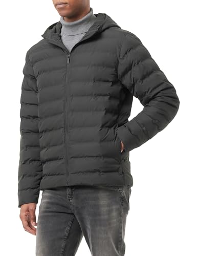 SELETED HOMME Herren SLHBARRY Quilted HOODJACKET NOOS Steppjacke, Stretch Limo, XXL von SELETED HOMME
