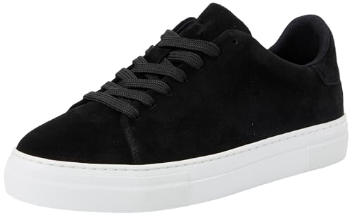 SELETED HOMME Herren SLHDAVID Chunky Suede NOOS O Sneaker, Black, 40 EU von SELETED HOMME