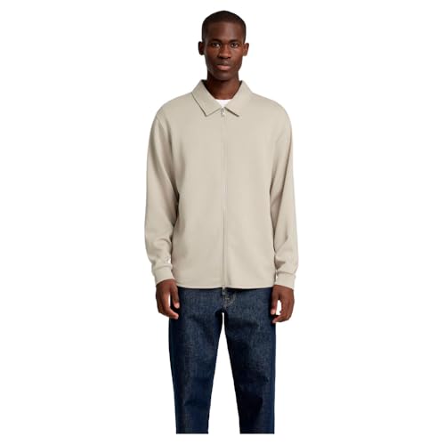 SELETED HOMME Herren SLHEMANUEL Soft Full Zip Sweat NOOS Swetahsirt-Jacke, Pure Cashmere, L von SELETED HOMME