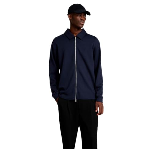 SELETED HOMME Herren SLHEMANUEL Soft Full Zip Sweat NOOS Swetahsirt-Jacke, Sky Captain, XL von SELETED HOMME