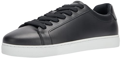 SELETED HOMME Herren SLHEVAN Leather NOOS Sneaker, Black, 41 EU von SELETED HOMME